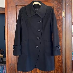 Nine West black pea coat